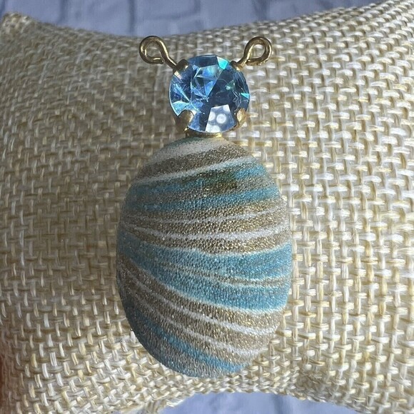 Vintage Signed West Germany Rhinestone Beetle Bug Brooch - Picture 1 of 5